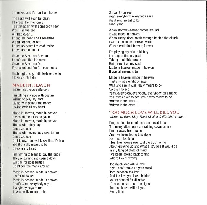 Queen  Forever : Booklet17